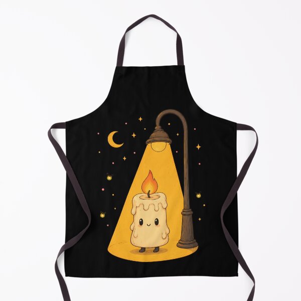 Item preview, Cute Candle Under Streetlight designed and sold by ChocoMellowCo.