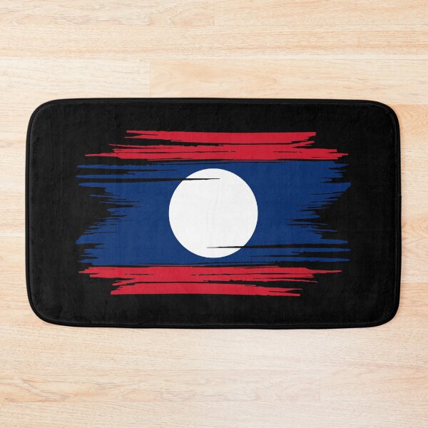 Item preview, Distressed Laos Flag LA designed and sold by shitpostee.