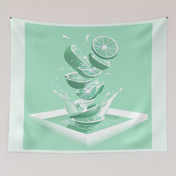 Item preview, Asymmetric Citrus designed and sold by ONYX Pixee.
