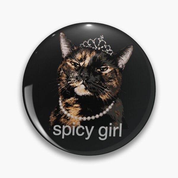 Artikelvorschau, Retro Spicy Girl Tortie Cat Art entworfen und verkauft von HilllJaleel.