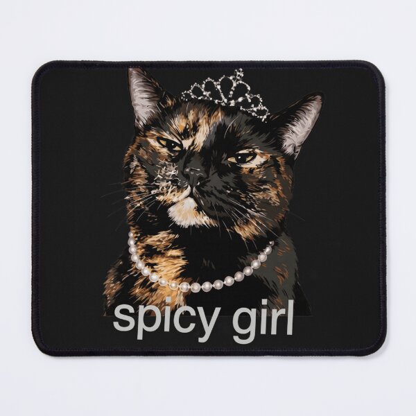 Item preview, Retro Spicy Girl Tortie Cat Art designed and sold by HilllJaleel.
