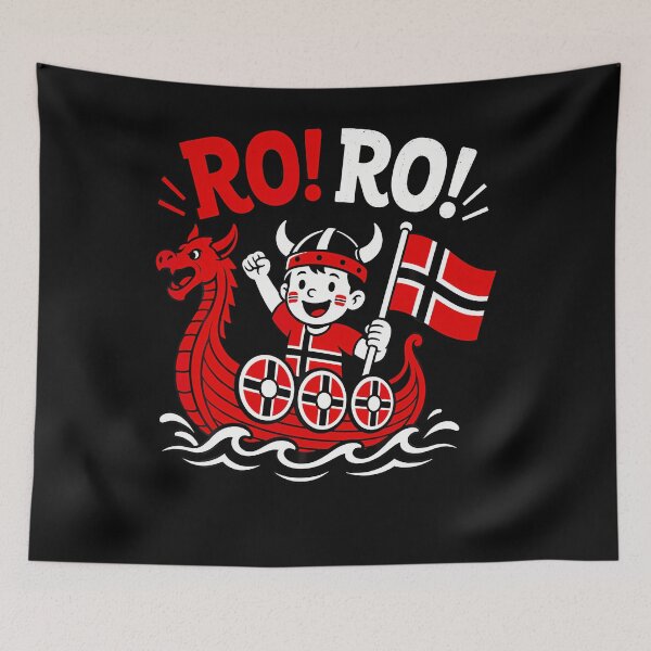 Item preview, Ro Ro Funny Norway Viking Cartoon Kids Norwegian Heritage designed and sold by Mdcazeem.