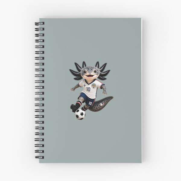 Item preview, Cute Germany Axolotl Soccer Player Mascot – Number 10 Football Fan Cartoon designed and sold by MonsoonInkX.