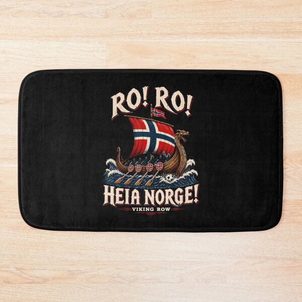 Item preview, Ro Ro Heia Norge Viking Row Norwegian Soccer Fan designed and sold by Mdcazeem.
