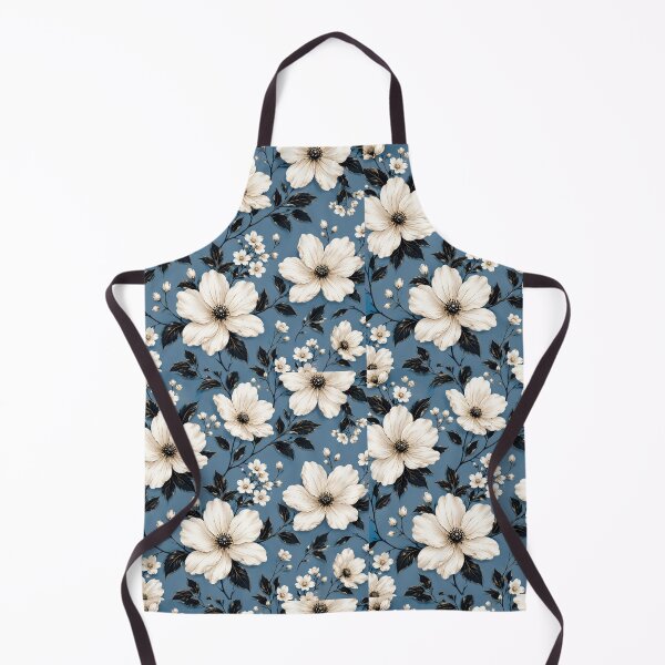Item preview, Blue White Flower Pattern Spring Aesthetic Marguerite Blasingame Season designed and sold by SMARTKIT DESIGNAGENCY.