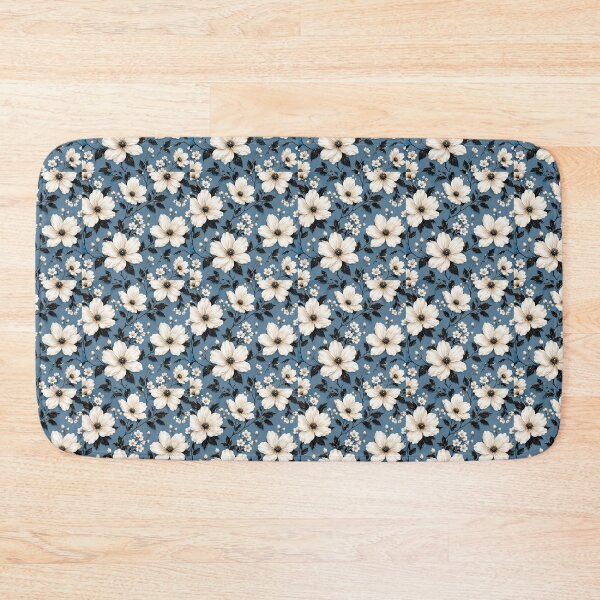 Item preview, Blue White Flower Pattern Spring Aesthetic Marguerite Blasingame Season designed and sold by SMARTKIT  DESIGNAGENCY.