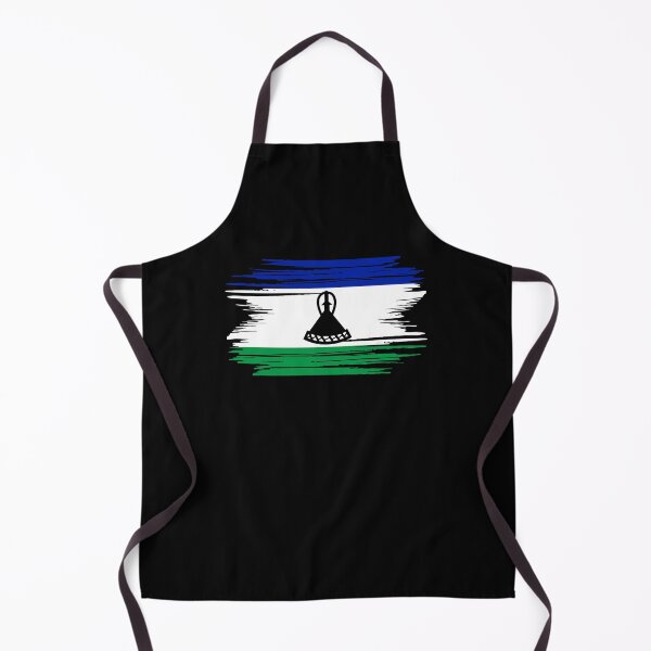 Item preview, Distressed Lesotho Flag LS designed and sold by shitpostee.