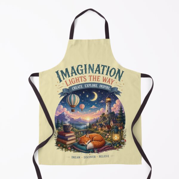 Item preview, Imagination Lights the Way – Whimsical Sleeping Fox Fantasy Artwork designed and sold by Dogandesighn.