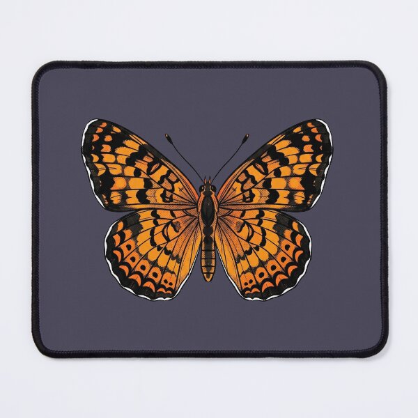 Item preview, The Orange Maniac: Pearl Crescent Butterfly (Phyciodes tharos) Art designed and sold by FreiherrPK.