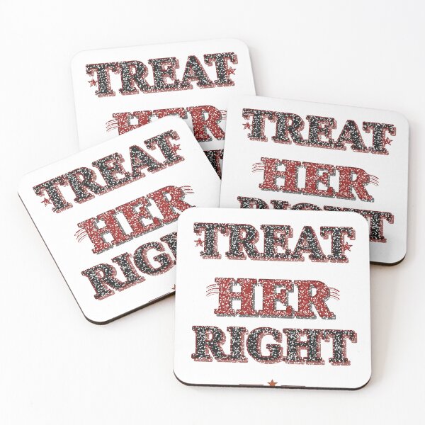 Item preview, Treat Her Right Lesbify Typography Art designed and sold by HudsonDalley.