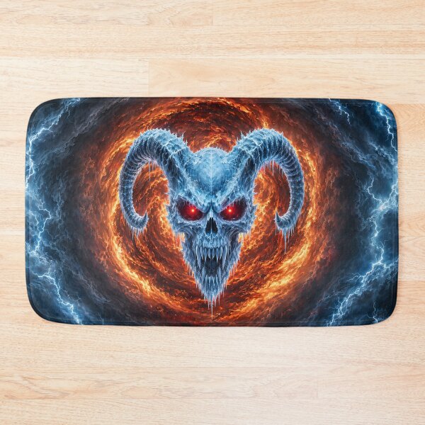 Item preview, Fire and Ice Frozen Devil Skull Vortex designed and sold by Aimaniia666.