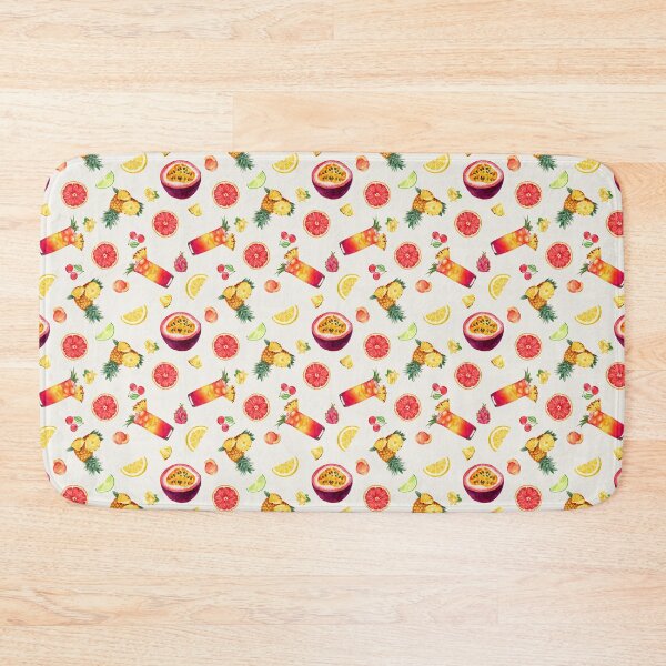 Item preview, Watercolor Summer Tropical Fruit Cocktail Pattern designed and sold by Chromaovo.
