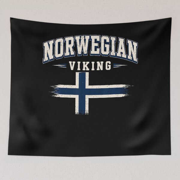 Item preview, Norway Flag Colors Norwegian Viking Heritage designed and sold by Mdcazeem.