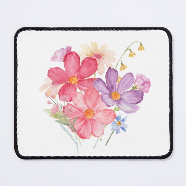 Item preview, Watercolor Wildflower Bouquet | Colorful Botanical Floral Illustration designed and sold by Shehzadi Sana.