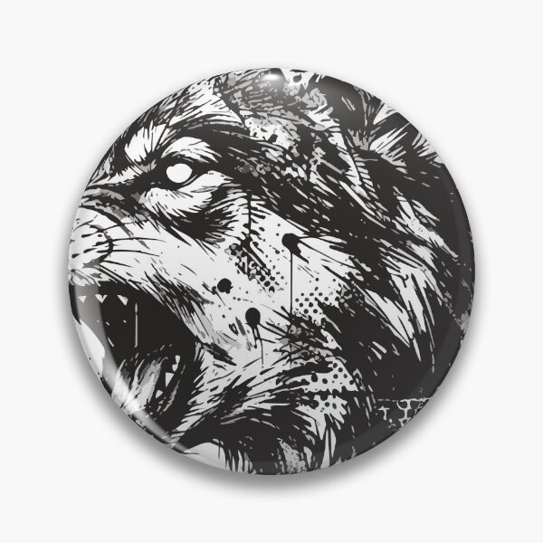 Item preview, Fierce Roaring Wolf Head designed and sold by BHP Studio.