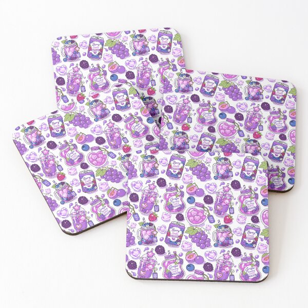Item preview, Purple Drink Party Seamless  designed and sold by KJackArtwork.