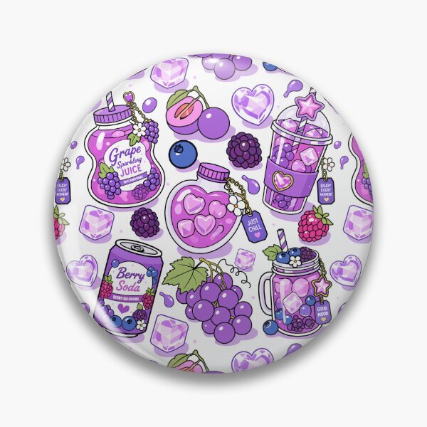 Item preview, Purple Drink Party Seamless  designed and sold by KJackArtwork.