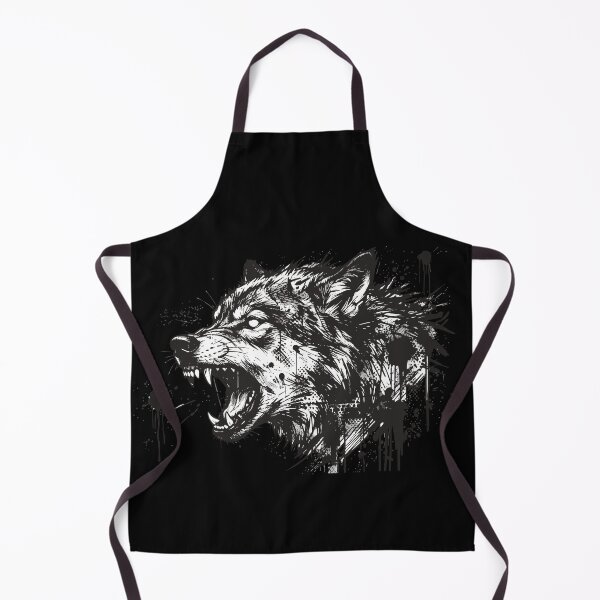 Item preview, Fierce Roaring Wolf Head designed and sold by BHP Studio.