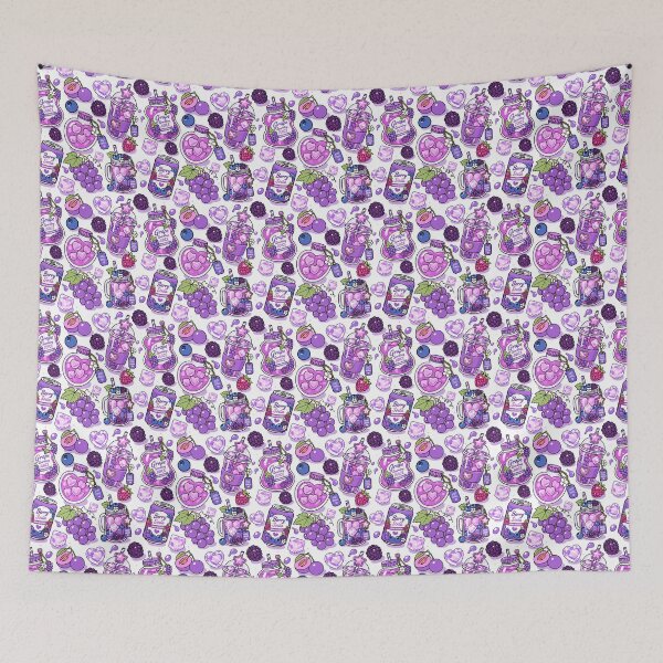 Item preview, Purple Drink Party Seamless  designed and sold by KJackArtwork.