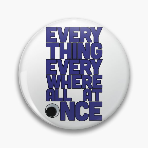 Item preview, Everything Everywhere All At Once Text Logo (Googly Eye) designed and sold by Fire TheMann.
