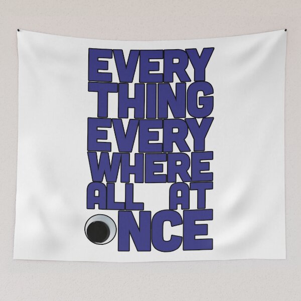 Item preview, Everything Everywhere All At Once Text Logo (Googly Eye) designed and sold by Fire TheMann.