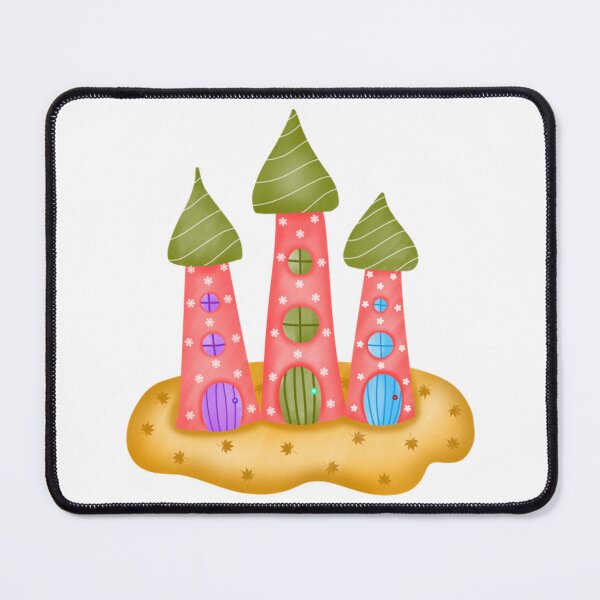 Item preview, Magic Mushroom House Whimsical Fairy Cottagecore Art designed and sold by YeppiStudio.
