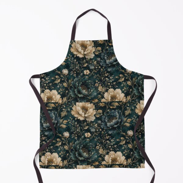 Item preview, Blue Gold Flower Pattern Spring Aesthetic Marguerite Blasingame Season designed and sold by SMARTKIT DESIGNAGENCY.