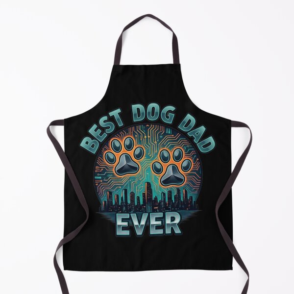 Item preview, Best Dog Dad Ever Tech Paw City Skyline designed and sold by GiaoCalonas.