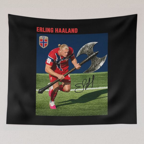 Item preview, Erling Haaland Norway Football, Haaland Norway designed and sold by AchieZoe.