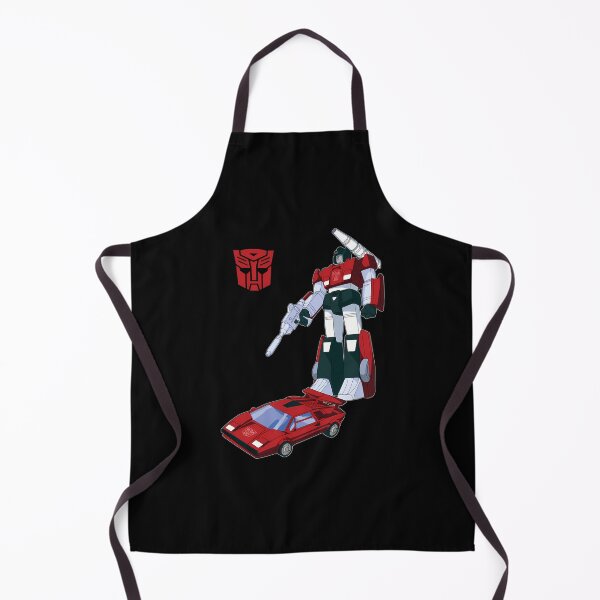 Item preview, Red Sports Car and Giant Robot Stand Warrior designed and sold by ETERNAL-RED.