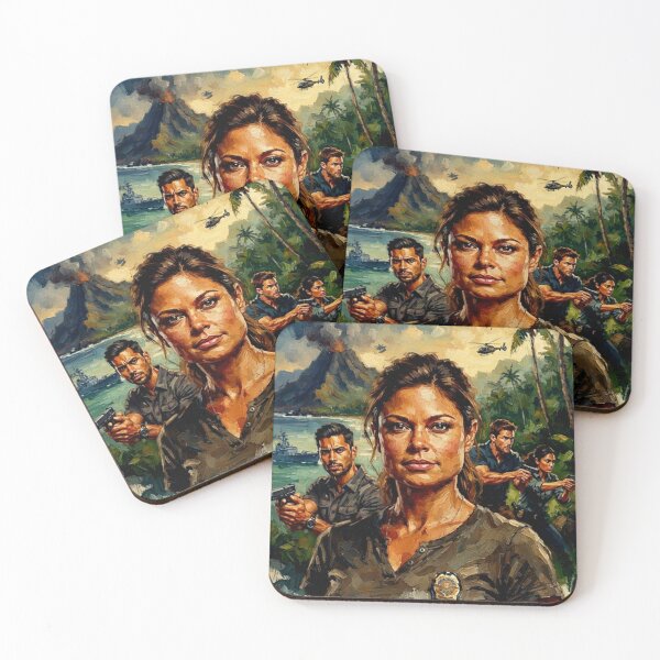 Item preview, NCIS: Hawai'i Tropical Action Crime Drama Tribute Art Poste designed and sold by Art's Diner.