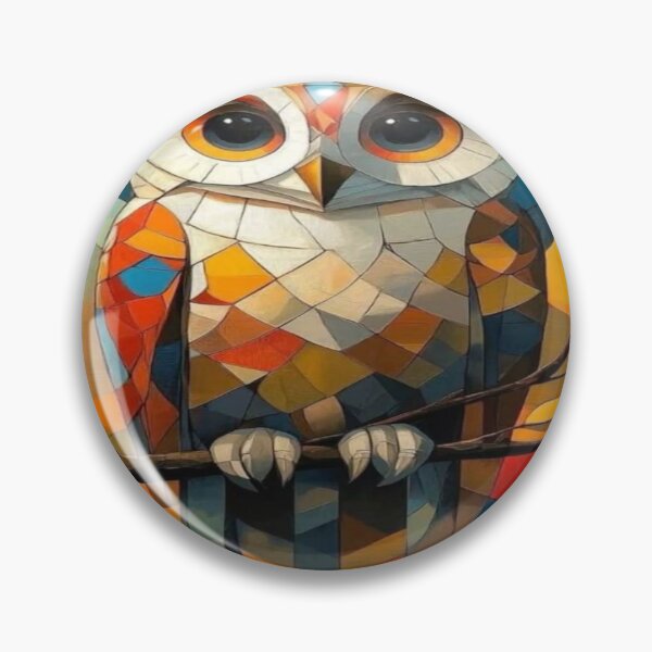 Item preview, Geometric Owl Modern Art Illustration designed and sold by DiligentCreations.