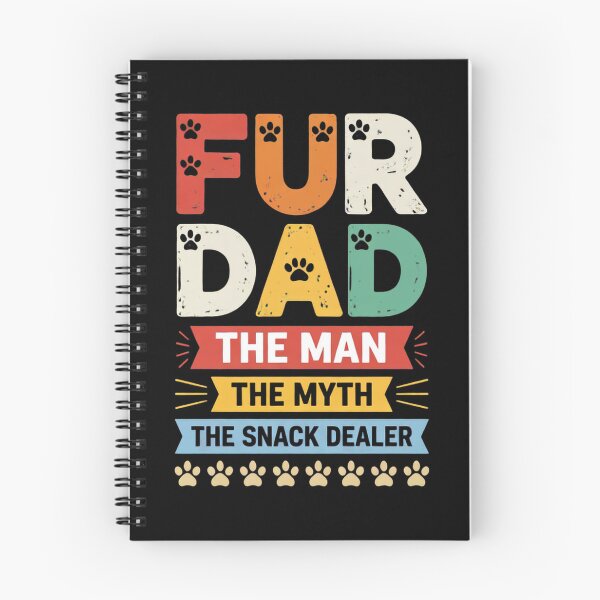 Item preview, Fur Dad The Man The Myth The Snack Dealer Dog designed and sold by GiaoCalonas.