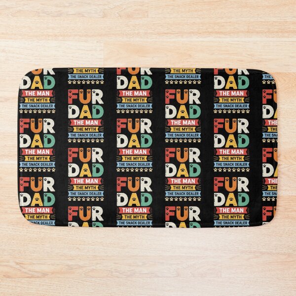 Item preview, Fur Dad The Man The Myth The Snack Dealer Dog designed and sold by GiaoCalonas.
