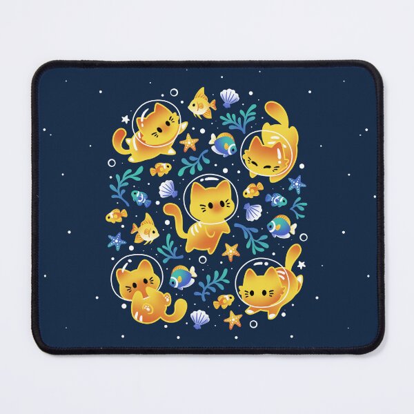Item preview, Kittens of the Sea – Cats and Fish designed and sold by Snouleaf.