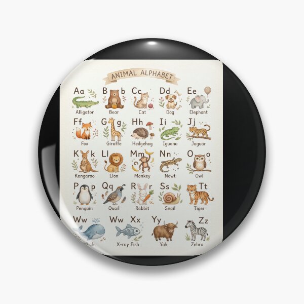 Item preview, Animal Alphabet Chart designed and sold by Safwat-Aziz.