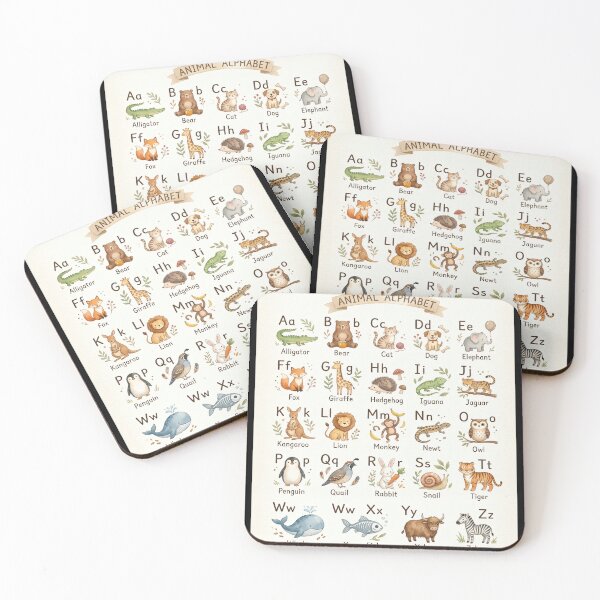 Item preview, Animal Alphabet Chart designed and sold by Safwat-Aziz1.