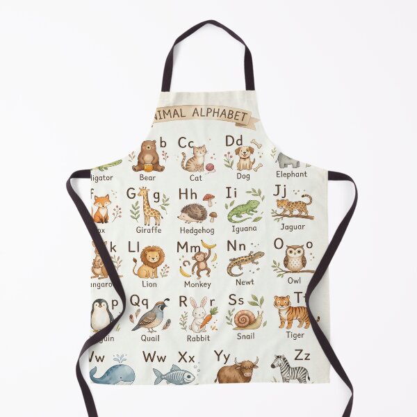 Item preview, Animal Alphabet Chart designed and sold by Safwat-Aziz.