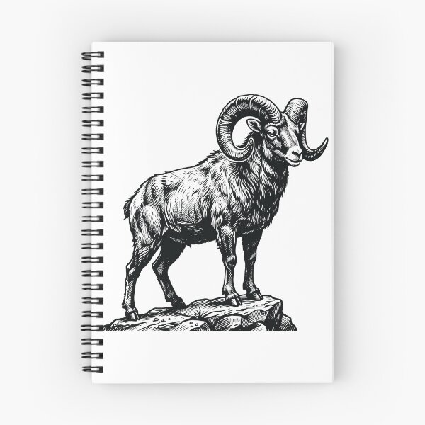Item preview, Majestic Bighorn Ram on Cliff designed and sold by BHP Studio.