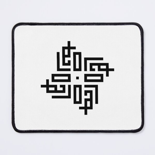 Item preview, LEO | Black | Modern Geometric Kufi Calligraphy | From Name to Art designed and sold by FOR YOUR NAME.