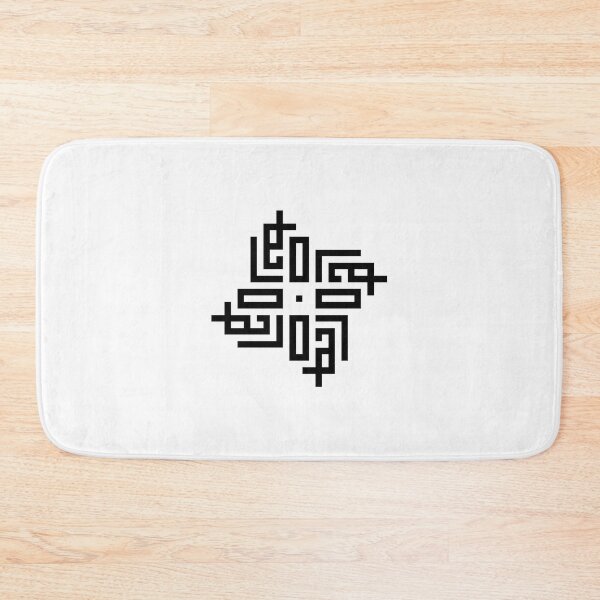 Item preview, LEO | Black  | Modern Geometric Kufi Calligraphy | From Name to Art   designed and sold by FOR YOUR NAME.