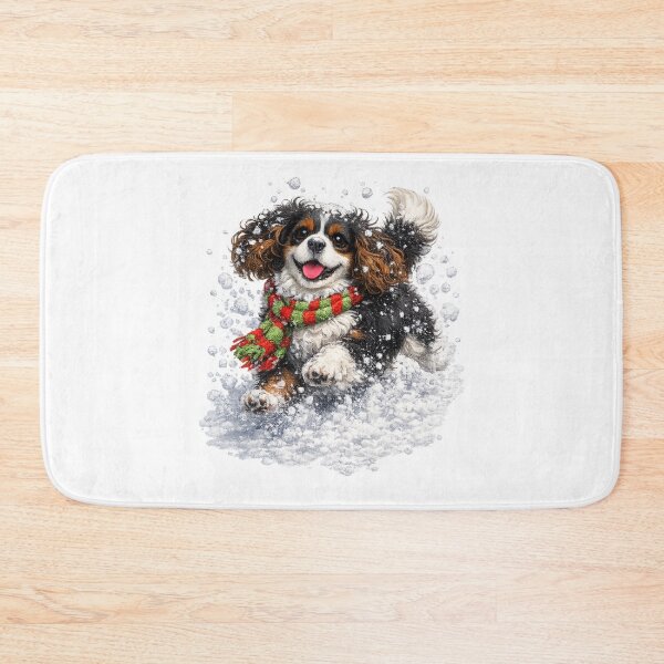 Item preview, Christmas Snow Tri Cavalier designed and sold by SpottyRainbow.
