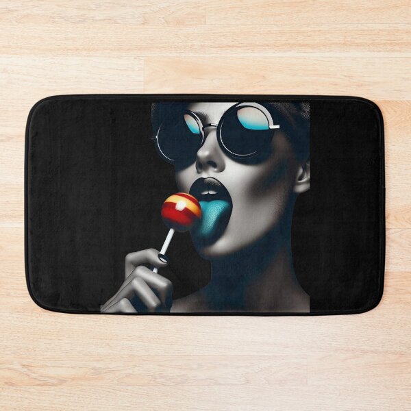 Item preview, Woman With Sunglasses Licking Candy designed and sold by Voodoo Store Paranormal Collections.