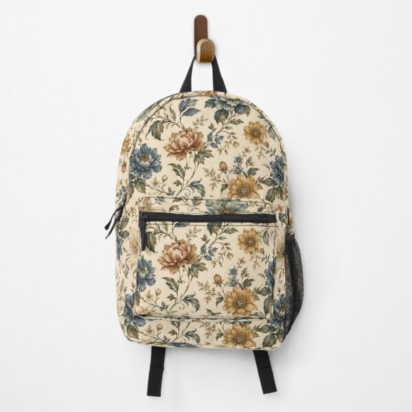 Item preview, Blue Gold Flower Pattern Spring Aesthetic Marguerite Blasingame Season designed and sold by SMARTKIT DESIGNAGENCY.