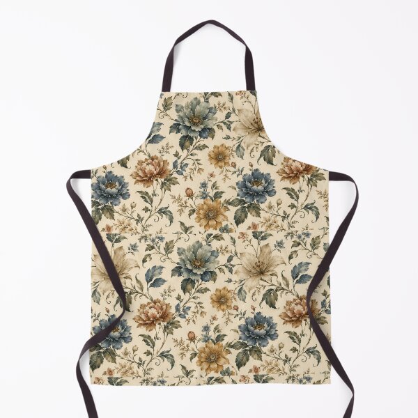 Item preview, Blue Gold Flower Pattern Spring Aesthetic Marguerite Blasingame Season designed and sold by SMARTKIT DESIGNAGENCY.