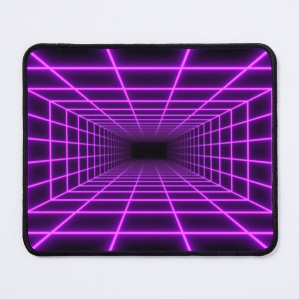 Item preview, Purple Glow Rectangular Wireframe Tunnel designed and sold by Electric Shock!! Design.