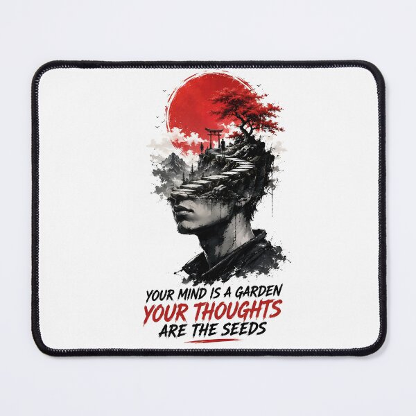 Item preview, Mind Garden Motivational Japanese Illustration designed and sold by Amr Siam.