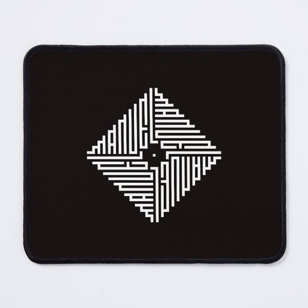 Item preview, MANUEL | White | Modern Geometric Kufi Calligraphy | From Name to Art designed and sold by FOR YOUR NAME.