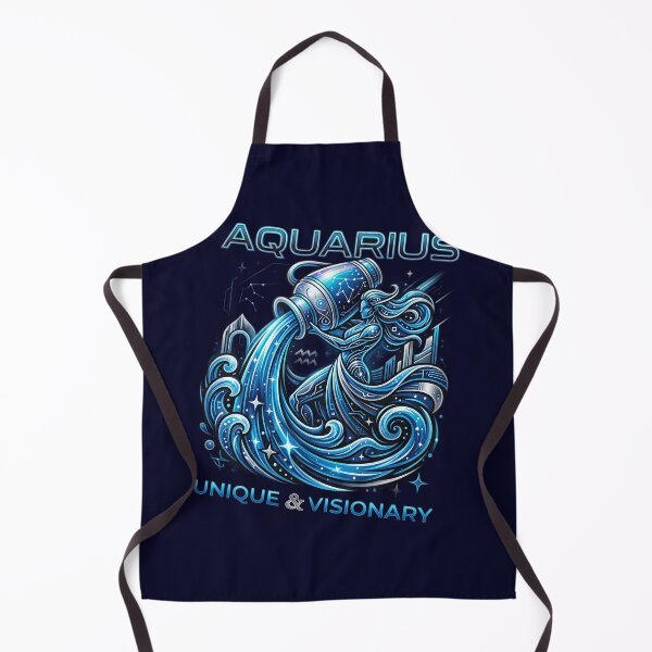 Item preview, Aquarius Daily Horoscope | Unique & Visionary Zodiac Sign | Water Bearer Astrology Art | Celestial Cosmic Gift | Aquarius Birthday Design designed and sold by Bhaskar Digital Art.