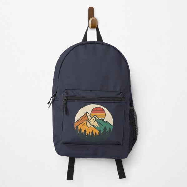 Item preview, Retro Mountains with Trees designed and sold by Colorsandpixels.
